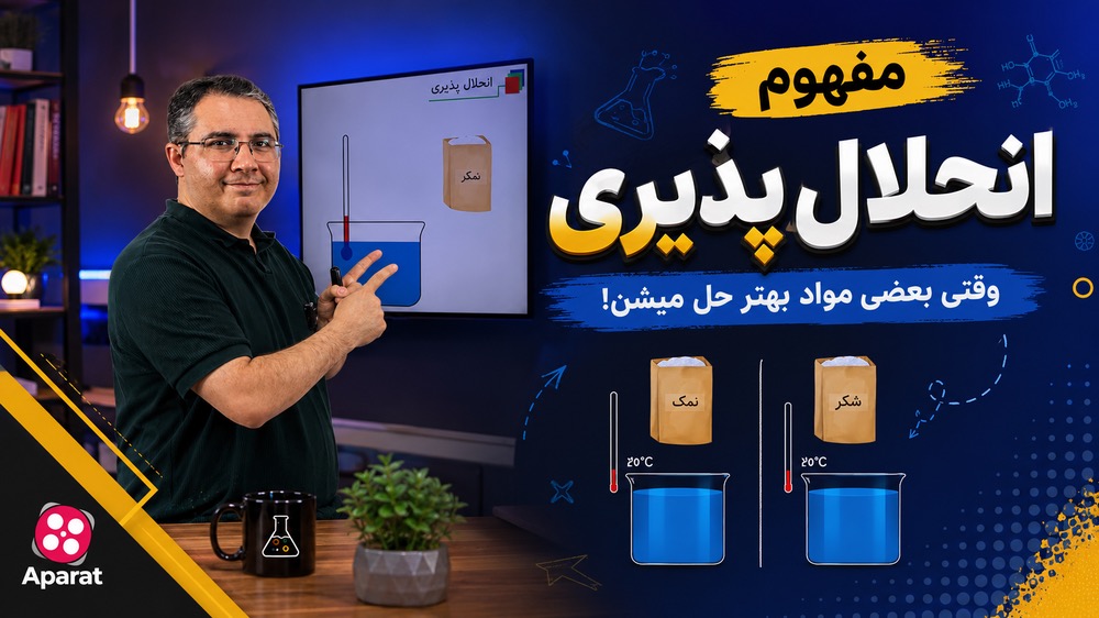 انحلال پذیری - علوم هشتم - فصل اول